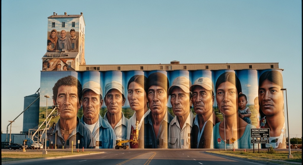 El Sueño Original — World-Record Grain Elevator Mural