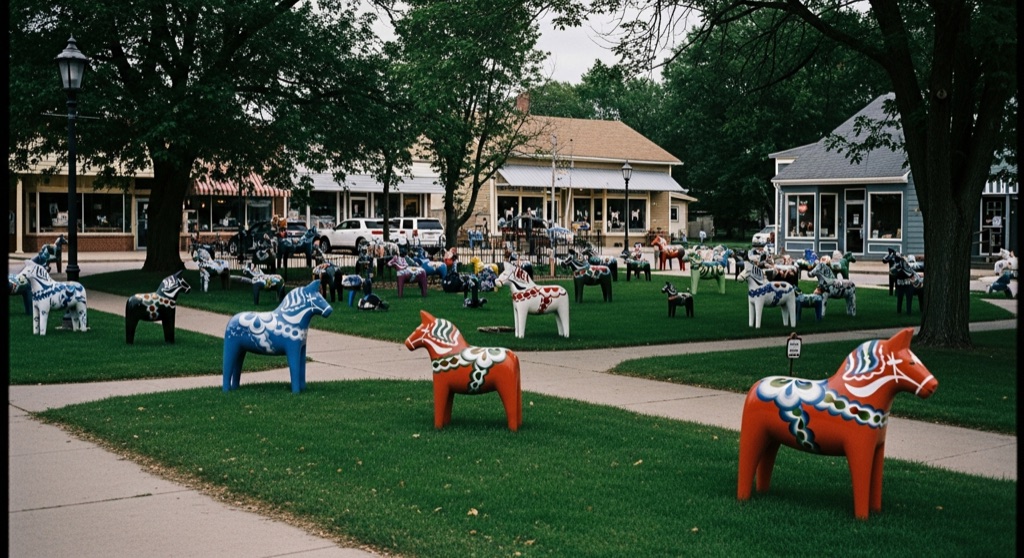 Wild Dala Horse Herd